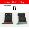 For OnePlus 8 Single / Dual Nano Sim Card Tray Holder Sim Adaptor With Free Sim Ejector Pin Replacement Part. 