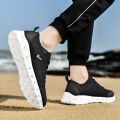 New Mesh Men's Sneaker Summer Breathable Mesh Shoes Non-Slip Wear-Resistant Casual Shoes Korean Style All-Match Deodorant Men's Shoes.