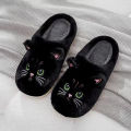 Autumn Winter Women Plush Slippers Indoor Fleece Warm Slippers Cute Cartoon Cat Soft Flat House Slipper Couple Home Cotton Shoes. 
