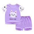 Summer Boys Clothes Suit Baby Girl Outfits 100% Cotton Top+Pant 2PCS Set Infant Newborn Clothing 6 9 12 18 24 Month. 