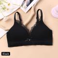 Women bra No Wire Underwear Women French Triangle Cup Lace bra 1/4 CUP BC CUP. 
