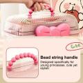Multi-layer Hairpin Organizer Cute Girl Jewelry Case Head Rope Headband Display Rack Children's Hair Accessories Storage Box.