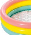 Intex Inflatable Swimming Pool | Kids Pool Baby Bath Tub Mini Water Tub | 3 Layer Rainbow Padded Soft Floor - 4FT / 120CM Size - Durable PVC Vinyl Material (Heavy Duty Non-Toxic Outdoor Garden Portable Summer Fun Play Toy Paddling Pool Exclusive Model BD..