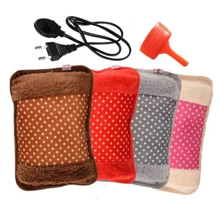 Electric Hot Water Bag pain remover - Multicolour