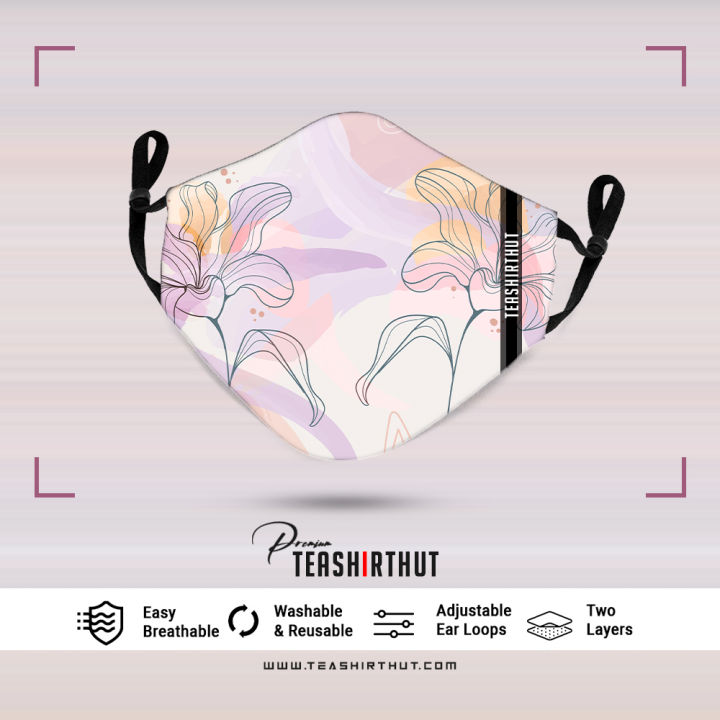 Exclusive Teashirthut Design Edition Womens Fashion Mask Femme Fatale - Womens Facemask - Womens Mask