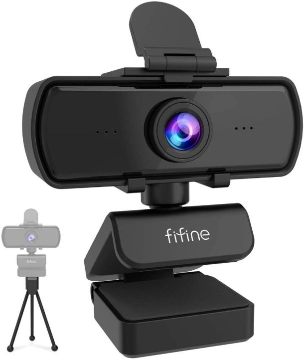 Fifine K420 Webcam 1440P, 2K Web Camera with Privacy Cover