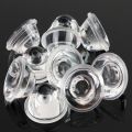LED Lens 5 8 15 25 30 45 60 90 120 Degrees 20mm PMMA Lens + Bracket For DIY 1W 3W 5W High wer LED COB.