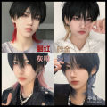 Jingqi Men's Wig Handsome Short Hair Is Too Gay Hair cos Wolf Tail Dyed Personality Fashion Trend Japanese Handsome T.