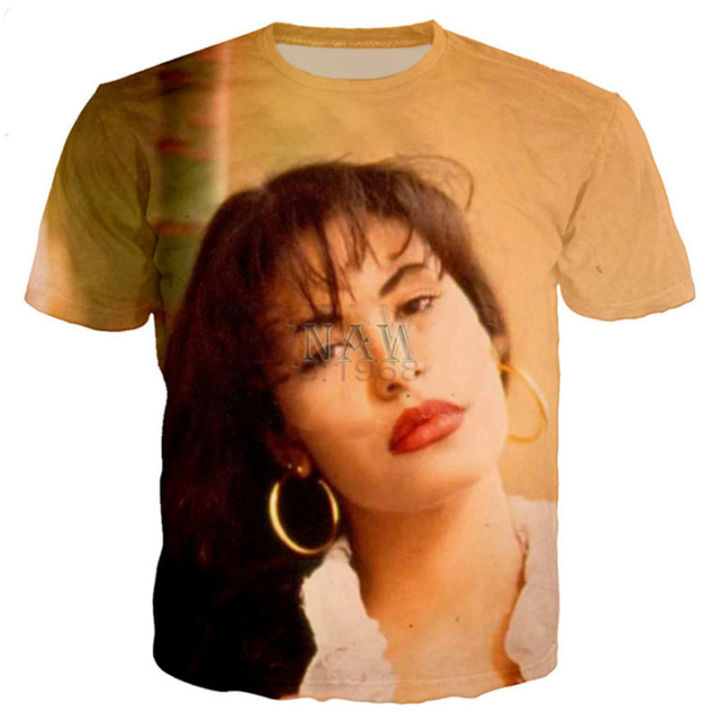T%20Shirt%20Men/women%20Hop%20Selena%20Quintanilla%203D%20Printed%20T-shirts%20Casual%20Harajuku%20Style%20Tshirt%20Streetwear%20Tops%20-%20Image%203