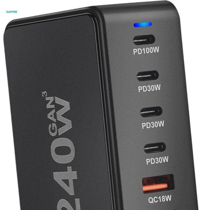 240W%20USB%20C%20GaN%20Charger%20Universal%20Adapter%208%20Port%20PD%20Charger%20-%20Image%209