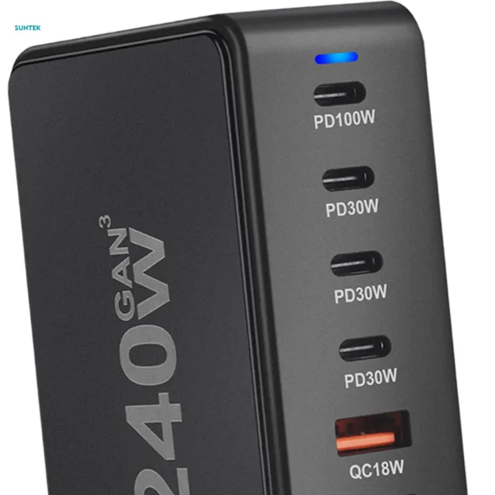 240W%20USB%20C%20GaN%20Charger%20Universal%20Adapter%208%20Port%20PD%20Charger%20-%20Image%209