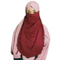 Nose Niqab Hijab One Part Muslim Half niqab for women. 