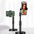 Desktop Mobile Phone Holder Stand 360 Rotate For Live Streaming Shoot Youtube Tiktok Video Round Base Smartphone - Mobile Stand. 