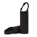500mL Water Bottle Sleeve Cover Insulated Waterproof Neoprene Bottle Holder Carrier with Buckle Handle Black Volume:Black.