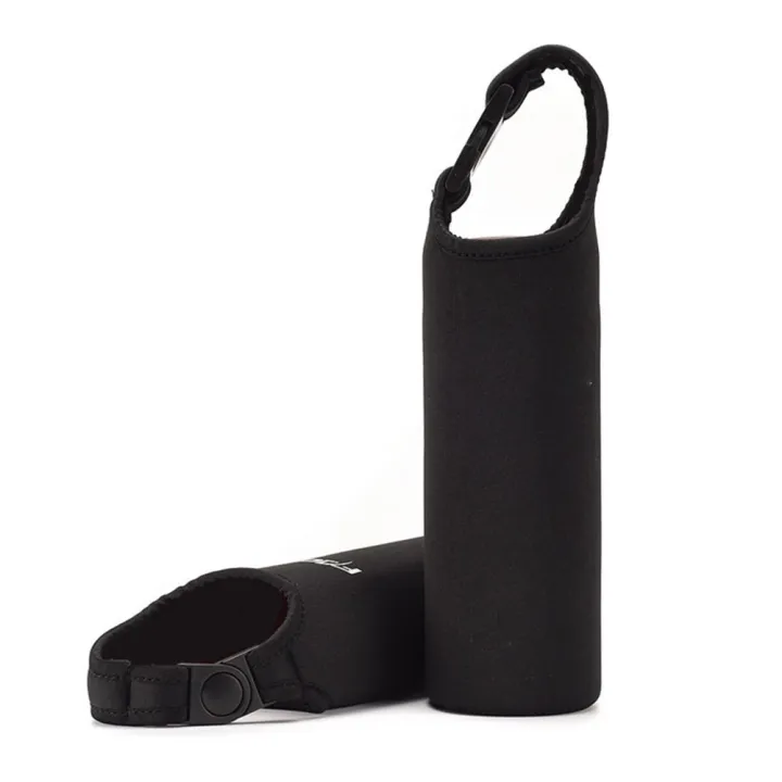 500mL%20Water%20Bottle%20Sleeve%20Cover%20Insulated%20Waterproof%20Neoprene%20Bottle%20Holder%20Carrier%20with%20Buckle%20Handle%20Black%20Volume:Black%20-%20Image%202