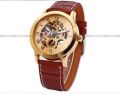 ebay Shenhua men's fashion casual classic tungsten steel hollow automatic mechanical watch wholesale. 