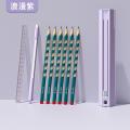Creative Portable Pencil Case Set With Pencils Ruler Eraser Pencil Sharpener Multifunctional Stationery Box Student Pencil Box. 