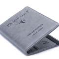 Elastic Band Leather Passport Cover Blocking For Cards Travel Passport Holder Wallet.. 
