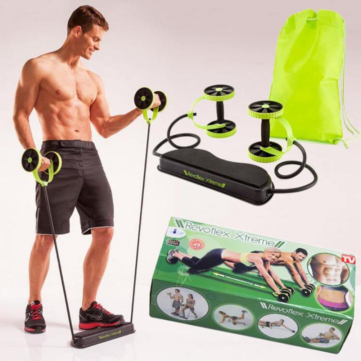 Abs Workout Multifunctional Ab Roller AB Wheel-Double Wheels