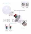 15 watt led lighte E27 EXP Thread Type , patch typ led offer price. 