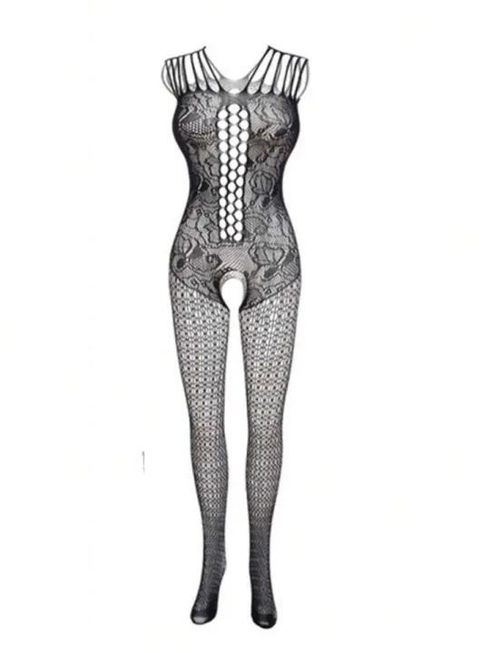 Net%20Large%20Size%20Tight%20Set%20Womens%20Transparent%20Open%20Body%20Dress%20-%20Image%202