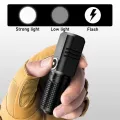 10000 lumens EDC powerful LED flashlight xhp70 3 modes USB rechargeable flash light mini torch lamp flashlights for camping, fish. 