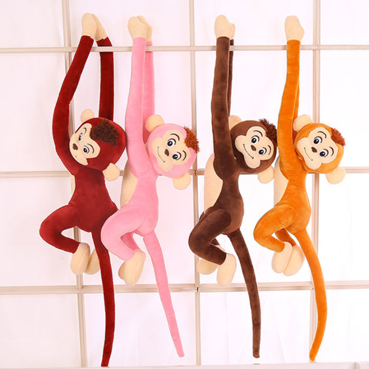 Wholesale Stomach Monkey Long Arm Monkey Banana Monkey Small Doll Plush Toys Wedding Throwing Creative Toys Doll Hanging Monkey