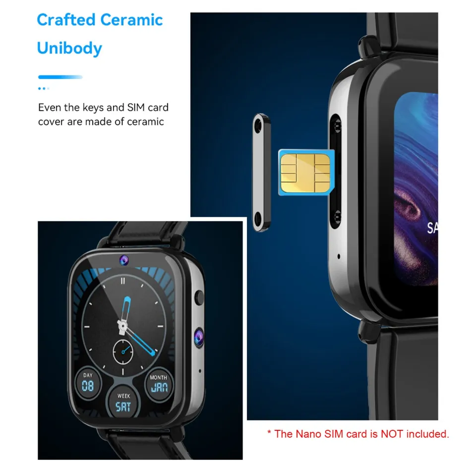 Rogbid King Smart Watch 1.75'' 2G+16G 4G Call Watch | Daraz.com.bd