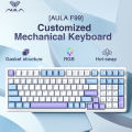 AULA F99 Machanical Keyboard Bluetooth 5.0/2.4G Wireless/Wired Gasket-mounted Gaming Keyboard 99 Keys Customizable Keyboards. 