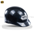 DFL / STM / SMS Cap Style New Version Bike Helmet Black colour 1 pcs Vespa or Scooty Helmet for man & Women. 