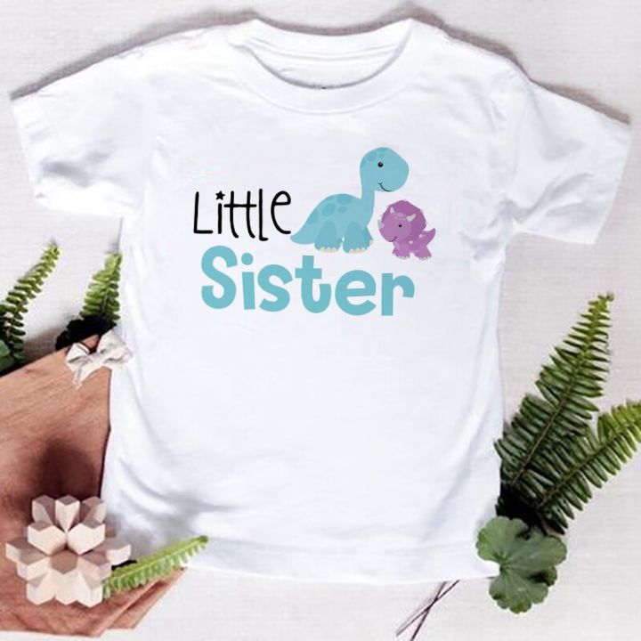 Big%20Sister%20Little%20Brother%20Kids%20Dinosaur%20T-shirt%20for%20Boys%20Girl%20Matching%20Outfit%20Tops%20Summer%20T%20Shirt%20Children%20Clothes%20Short%20Sleeve%20-%20Image%202