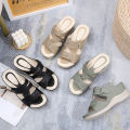 Summer Women Platform Slippers Fashion Retro Casual Beach Shoes Female Orthopedic Sandals Peep Toe Comfort Sandalias De Mujer.