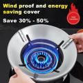 Energy Saving Gas Stove Cover Windproof Disk Heat Insulation Non-Slip Iron Stove Rack for Cooktop Range Pan Holder Stand Universal Round. 
