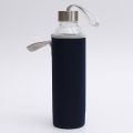 BPA Free Glass Sport Water Bottle with Tea Filter Infuser Protective Bag 550ml - Water Bottle - Water Bottle.