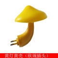 LED Night Light Mushroom Wall Socket Lamp EU US Plug Warm White Light-control Sensor Bedroom Light Home Decoration. 