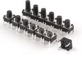 Push Button Switch with Round Cap or without Cap,  Micro switch button (20 Pcs). 