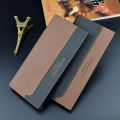 Men's Wallet Men's PU Soft Leather Wallet Men's Long Fashionable Splice Color Contrast Multi slot Card Bag Ultra thin Money Bag.