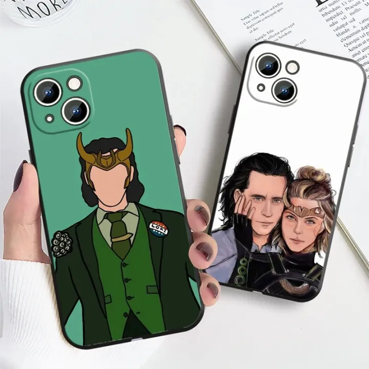 Marvel%20Lovely%20Loki%20Phone%20Case%20For%20Apple%20iPhone%2014%2013%2012%2011%20Pro%20Max%20mini%20XS%20XR%20X%208%207%206S%206%20Plus%20Black%20Soft%20Funda%20Back%20Cover%20Coque%20-%20Image%202