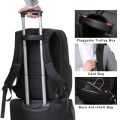 Kingsons Men 15'' 17'' Laptop Backpack Anti-theft Fashion Bag For Teenage Male Travel Business USB Charging Waterproof Backpacks. 
