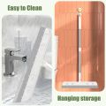 Floor Cleaning Squeegee Silicone Magic Broom for Pet Hair Dust Brooms Bathroom Floor Glass Wiper 180° Rotated Household Cleaning.
