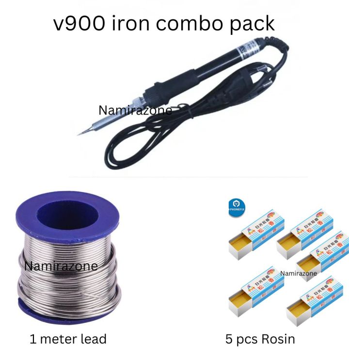 V900 Black Precision Professional Electric Soldering Iron  combo pack