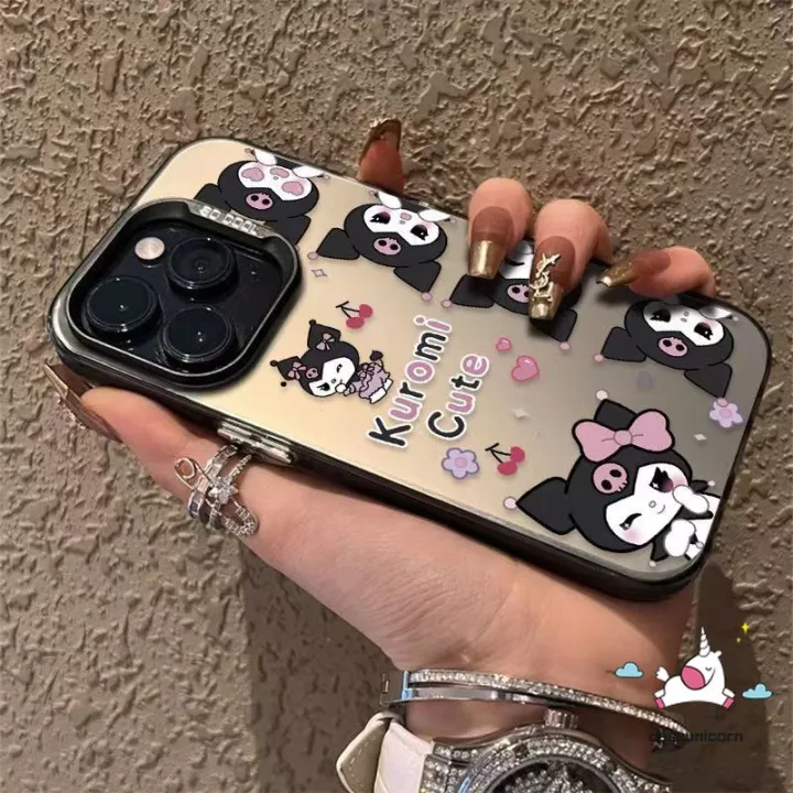 Cartoon%20Sanrio%20Cute%20Kuromi%20Phone%20Case%20Compatible%20for%20IPhone%2011%2015%2012%2013%2014%20Pro%20Max%20X%20XS%20Max%20XR%20Luxury%20Plating%20Metal%20Button%20Lovely%20Kuromi%20Silicone%20Shockproof%20Soft%20Cover%20-%20Image%207