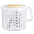Plastic Ounce Measuring Cups and Mixing Pitcher for Baking with Lid Liquid Measuring Jugs/Jar in Ml with Splash Guard. 