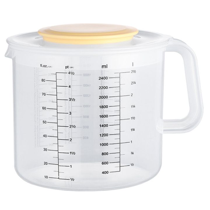 Plastic%20Ounce%20Measuring%20Cups%20and%20Mixing%20Pitcher%20for%20Baking%20with%20Lid%20Liquid%20Measuring%20Jugs/Jar%20in%20Ml%20with%20Splash%20Guard%20-%20Image%202