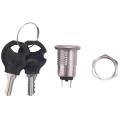 10X on Off Two Terminals Keyswitch Keylock Switch W Keys. 