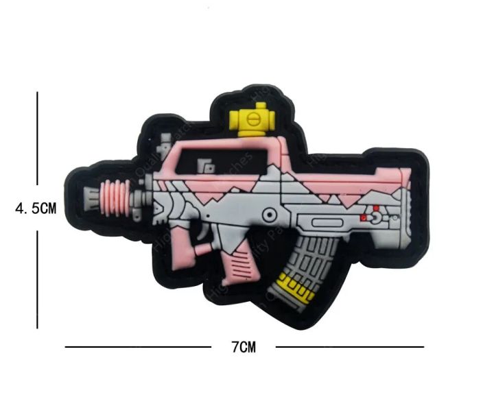 PVC%20magic%20sticker%20Q%20badge%20tactical%20morale%20badge%20personalised%20soft%20rubber%20backpack%20sticker%20military%20fan%20armband%20-%20Image%203