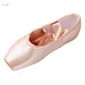 Professional Satin Ballet Pointe Shoes & Ribbon Dance Toe Shoe US3-9 34. 