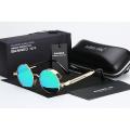 2021 HD Polarized Round Metal Sunglasses UV400 Men's Sun glasses Feminin Women's Vintage Gafas De Sol Metal Goggles With box. 