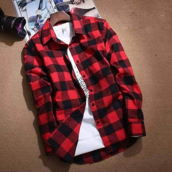 Men's%20Casual%20Check%20Shirts%20Trendy%20Men's%20Stylish%20And%20Fashionable%20Long%20Sleeve%20Smart%20Looking%20Fashion%20Shirts%20-%20Image%203