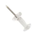 100 Pcs Push Pin Thumb Tack Clear Color 3/8inch Drawing Cork Board Office Pushpin. 